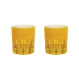 Sir | Madam Rialto Glass Old Fashion Set/2, Saffron