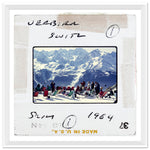 Slim Aaaron's Framed Art-"LOUNGING IN VERBIER - SLIDE,"- $600