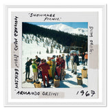Slim Aaron's Framed Art-""Snowmass Picnic - Slide"