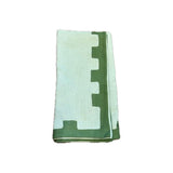 Tina Chen Designs - Green Block Border- Set of 4