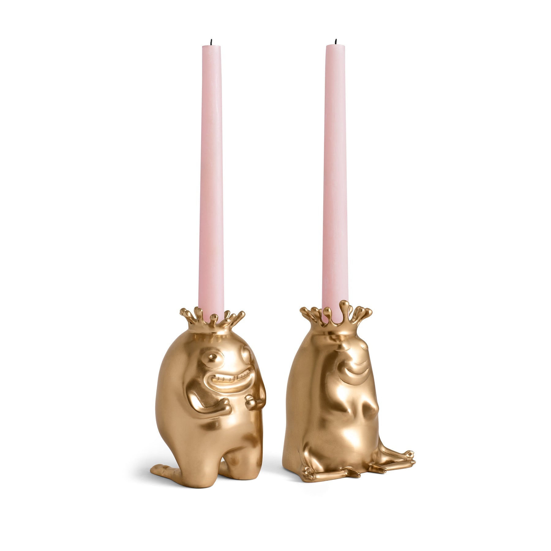 L'Objet Haas Queen Candlesticks (Set of 2)