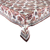 Kim Seybert -  Botanica Tablecloth in Ivory & Brown