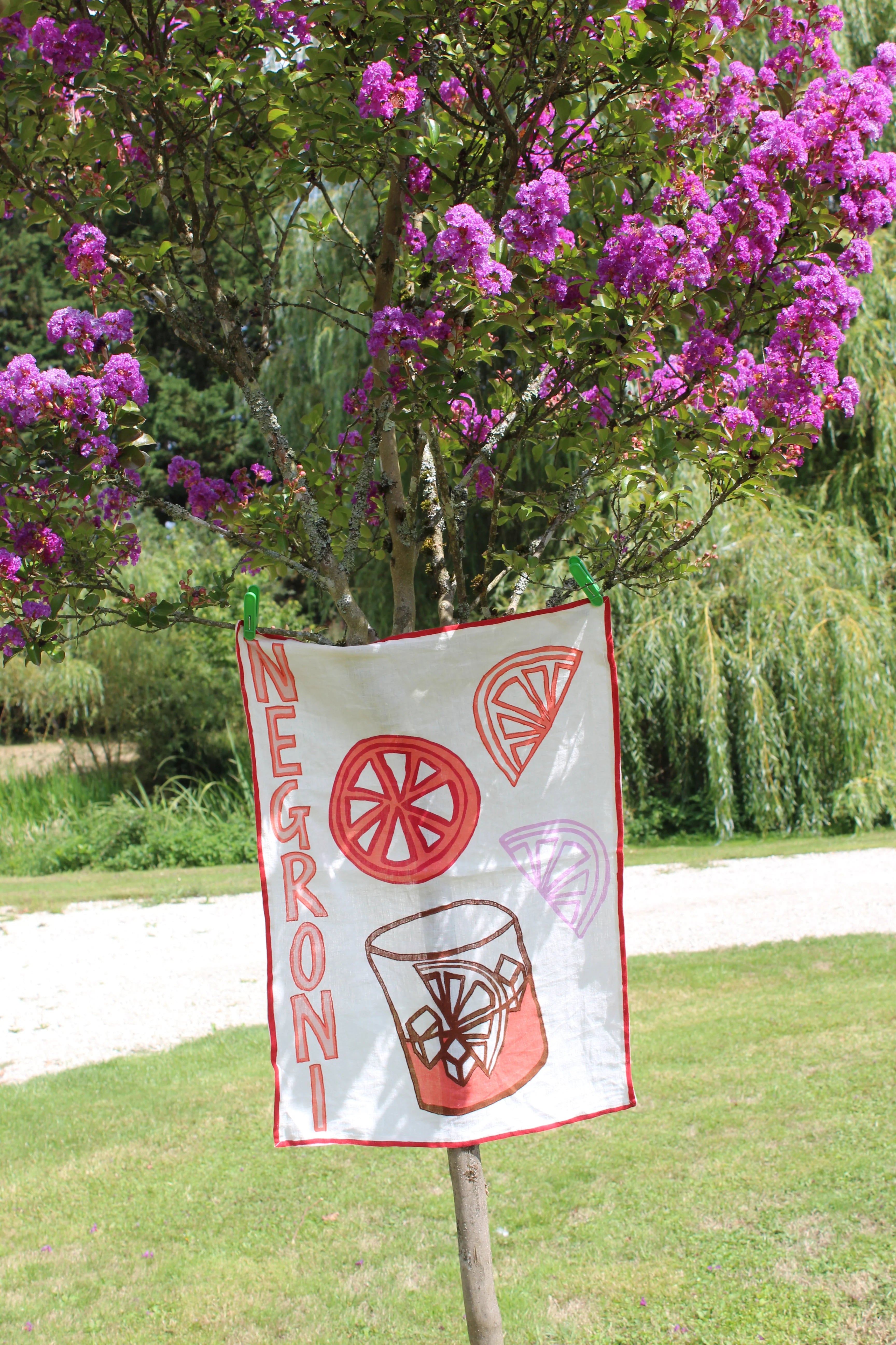 Amuse La Bouche Limited - Negroni Tea Towel – Bellissimo Home Amuse La Bouche Limited - Negroni Tea Towel – Bellissimo Home