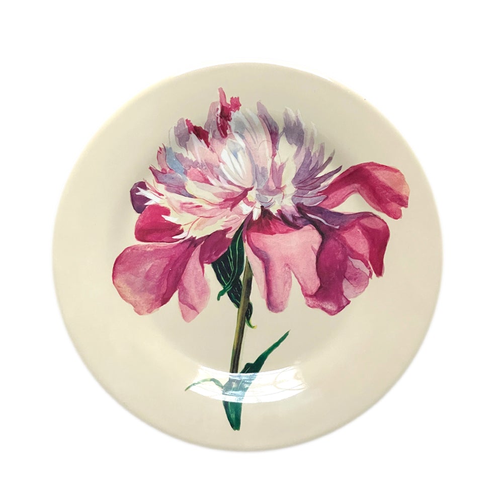 John Derian Peony Melamine Salad Plate