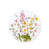 Summerill & Bishop-'Our June' Floral Round Cork-Backed Placemat - Set of 2