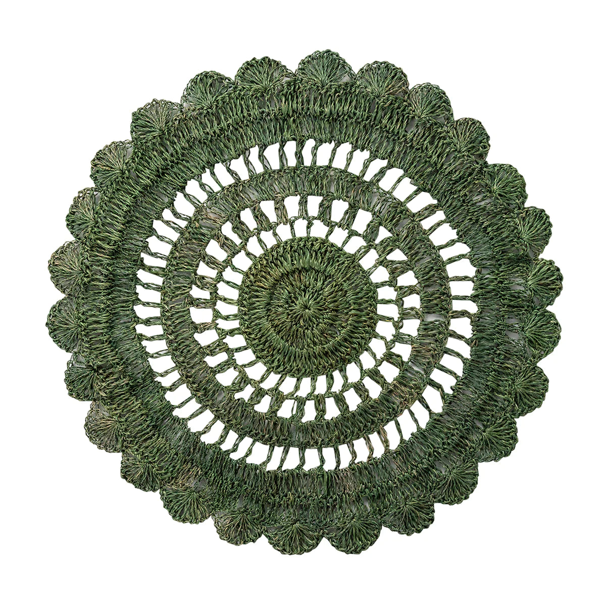 Juliska Macrame Green Placemat - Set of 2