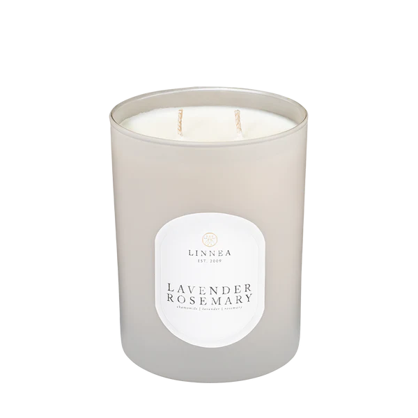 Linnea Candles - LAVENDER ROSEMARY - 2 Wick