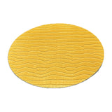 Julian Mejia - Reversible Reptile Mustard/White Oval Placemat - Set of 2