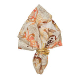 Kim Seybert -  Giverny Napkin in Natural & Brown Set of 4