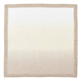 Kim Seybert - Dip Dye Natural & Grey Napkin - Set of 4