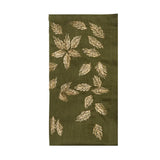 Kim Seybert - Gilded Breeze Napkin in Olive & Gold, Set of 4