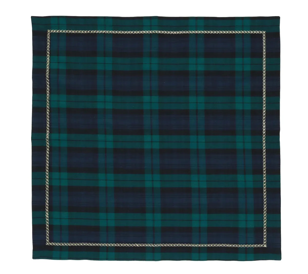 Kim Seybert - Watchplaid Napkin in Blue & Green, Set of 4