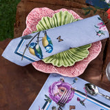 Muzaluci - Napkin - Blue Pollen Melody - Set of 2