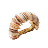 Kim Seybert - Shell Arc in Natural & Ivory Napkin Ring -Set of 4