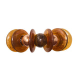 Kim Seybert - Tortoise Calypso Napkin Ring in Brown, Set of 4