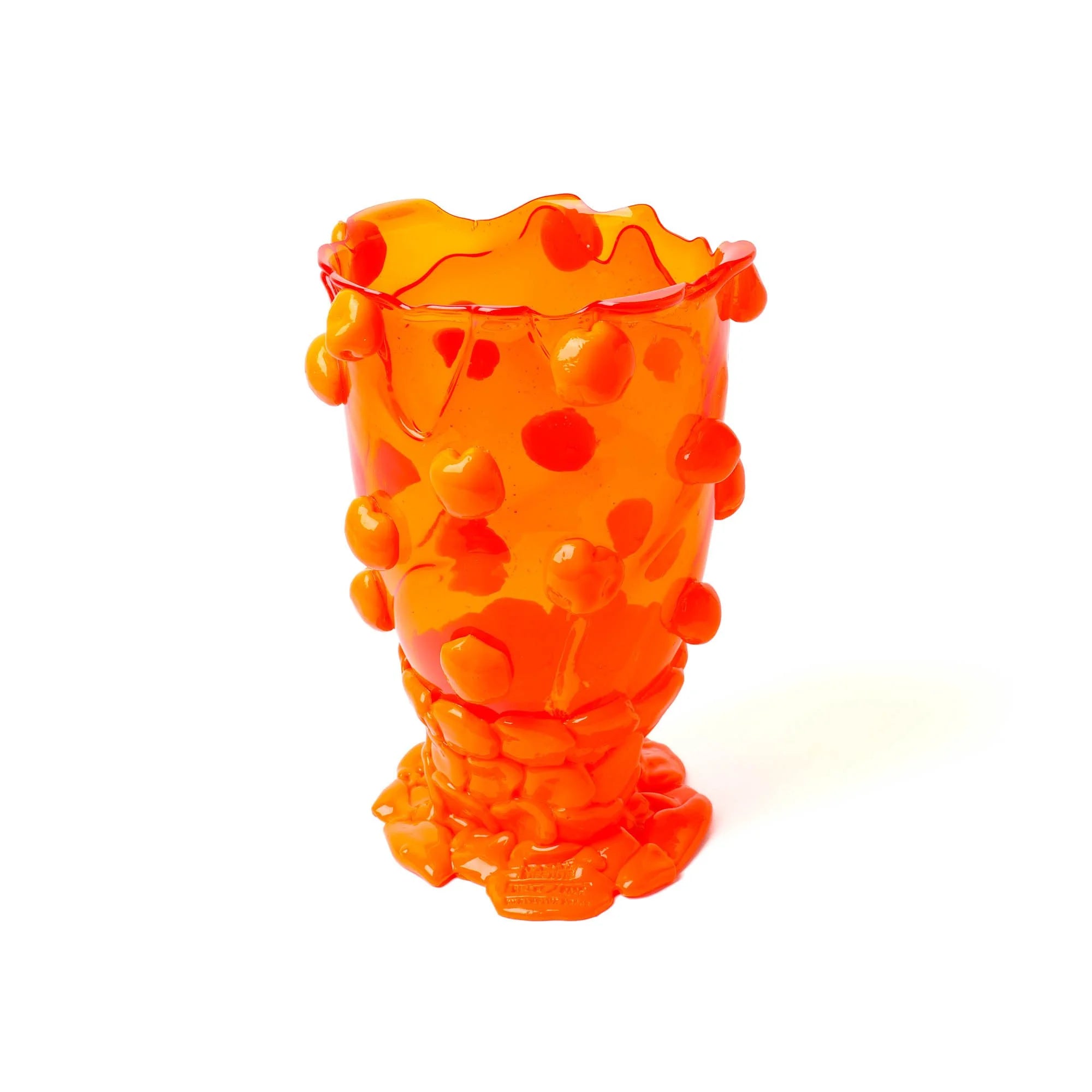 Corsi Design - Nugget Vase Clear Orange, Fluo Orange