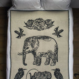 Saved New York-ELEPHANT & FRIENDS Throw