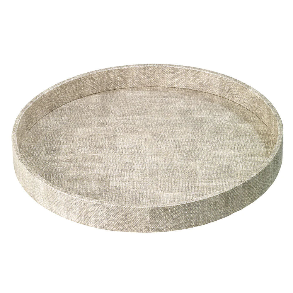 Luster Round Tray - Birch