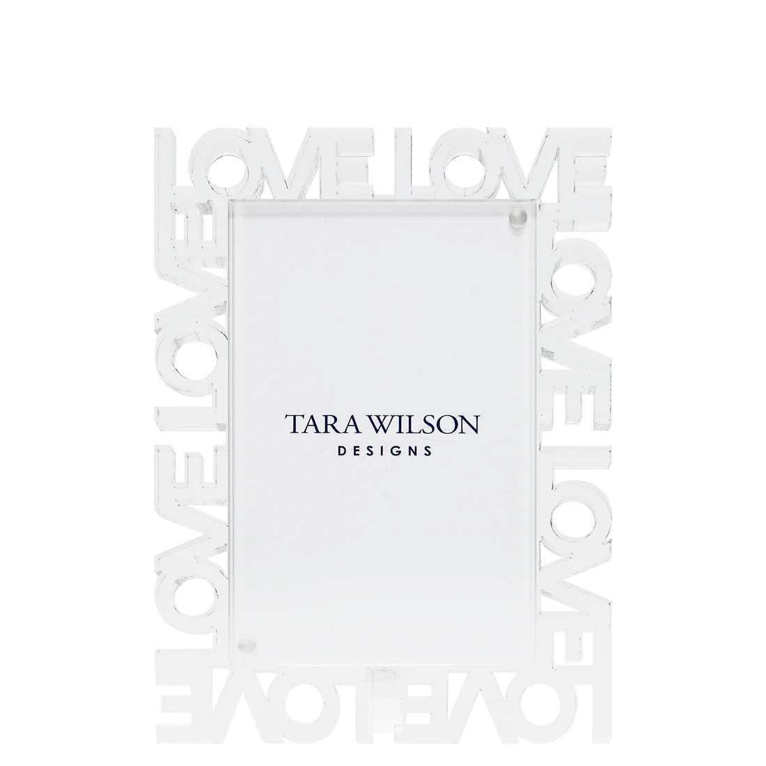 Tara Wilson - WORD FRAME - LOVE - CLEAR - 6" x 8"