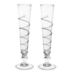 JULISKA GLASSWARE AMALIA-Pair of Amalia Champagne Flutes