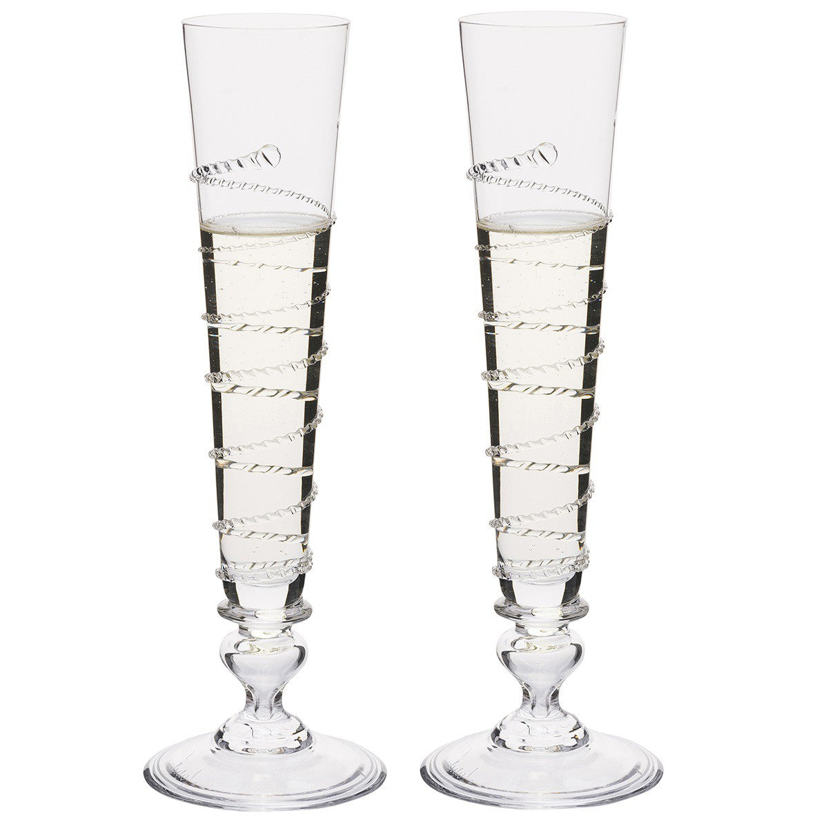 JULISKA GLASSWARE AMALIA-Pair of Amalia Champagne Flutes