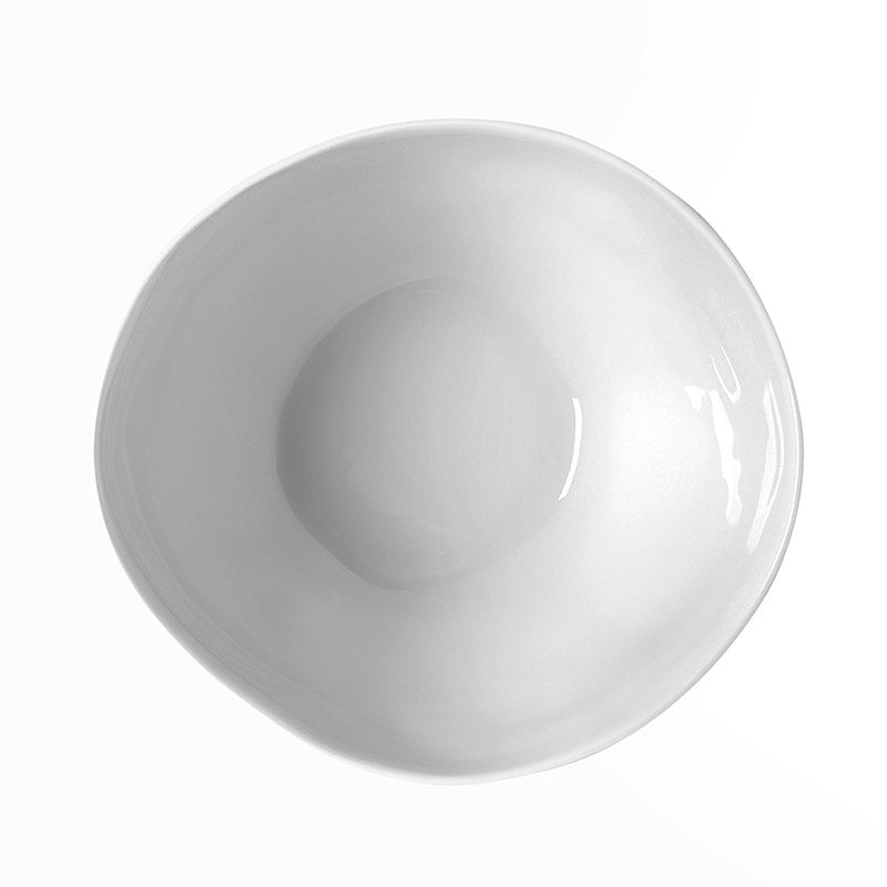 Tse & Tse CAPACIOUS FAMISHED BOWL, WHITE