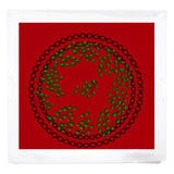 Nicolette Mayer Christmas Berries Green Red 12X12 Acrylic Tray