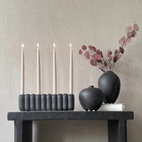 Normode Copenhagen - Tube Candle Holder, Big - Coffee