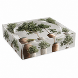 Nicolette Mayer Acrylic Candy Dish Olive Trees 6"x6"