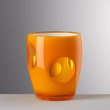 Mario Luca Giusti - "Fisheye" Acrylic Tumbler, Orange Set of 4