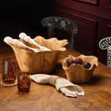 Blue Pheasant - Jasmine Natural/Ivory Swirled Serving Set
