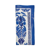 Kim Seybert -  Botanica Napkin in Ivory & Blue, Set of 4