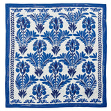 Kim Seybert -  Botanica Napkin in Ivory & Blue, Set of 4