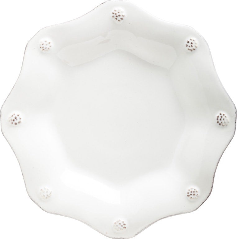 JULISKA Berry & Thread Whitewash Scallop Tea Plate