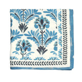 Kim Seybert -  Botanica Tablecloth in Ivory & Blue