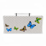 MAHJONG BUTTERFLIES-White