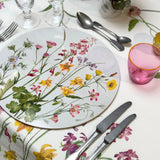 Summerill & Bishop-'Our June' Floral Round Cork-Backed Placemat - Set of 2