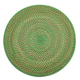 Calypso Rattan Mint Placemats - Set of 2
