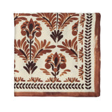 Kim Seybert -  Botanica Tablecloth in Ivory & Brown