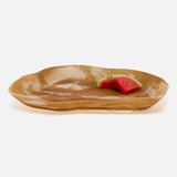 Blue Pheasant - Beatrix Amber Swirled XL Serving Tray