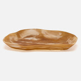 Blue Pheasant - Beatrix Amber Swirled XL Serving Tray