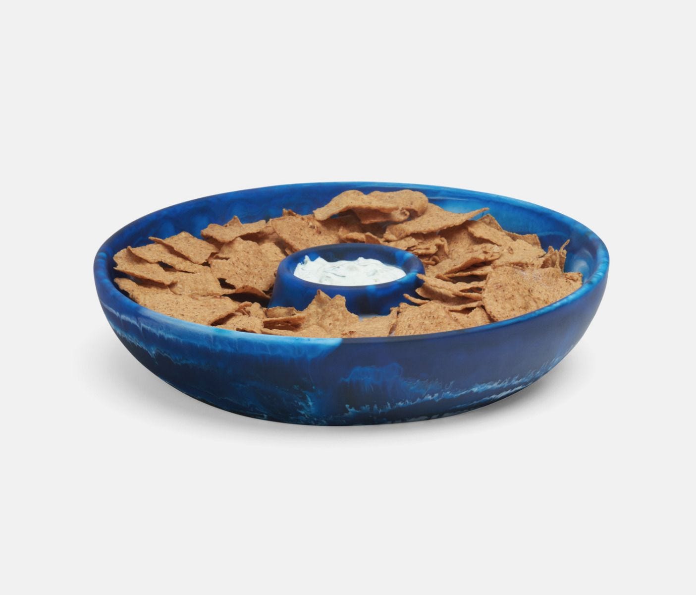 Blue Pheasant-Hugo Blue Chip and Dip Bowl