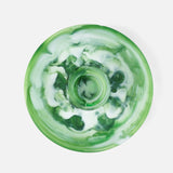 Blue Pheasant - Hugo Green Swirled Chip And Dip Bowl