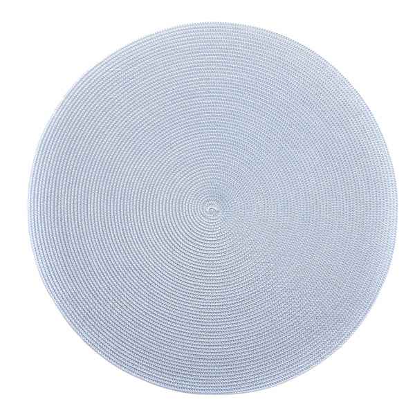 Deborah Rhodes Placemats Round Silver French Blue