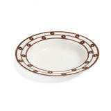 Themis-Z Kyma Brown Soup Plate Set of 2