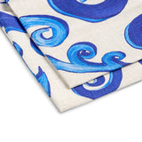 Themis-Z Athenee Peacock Royal Blue Napkins Non Stain, Set of 2