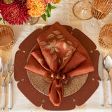 Kim Seybert - Tortoise Calypso Napkin Ring in Brown, Set of 4