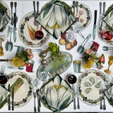 Summerill & Bishop-John Derian 'Water Lily Linen Napkin - Set of 2
