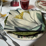 Summerill & Bishop-John Derian 'Water Lily Linen Napkin - Set of 2