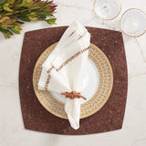 Kim Seybert - Whistler Placemats, Brown Set of 4
